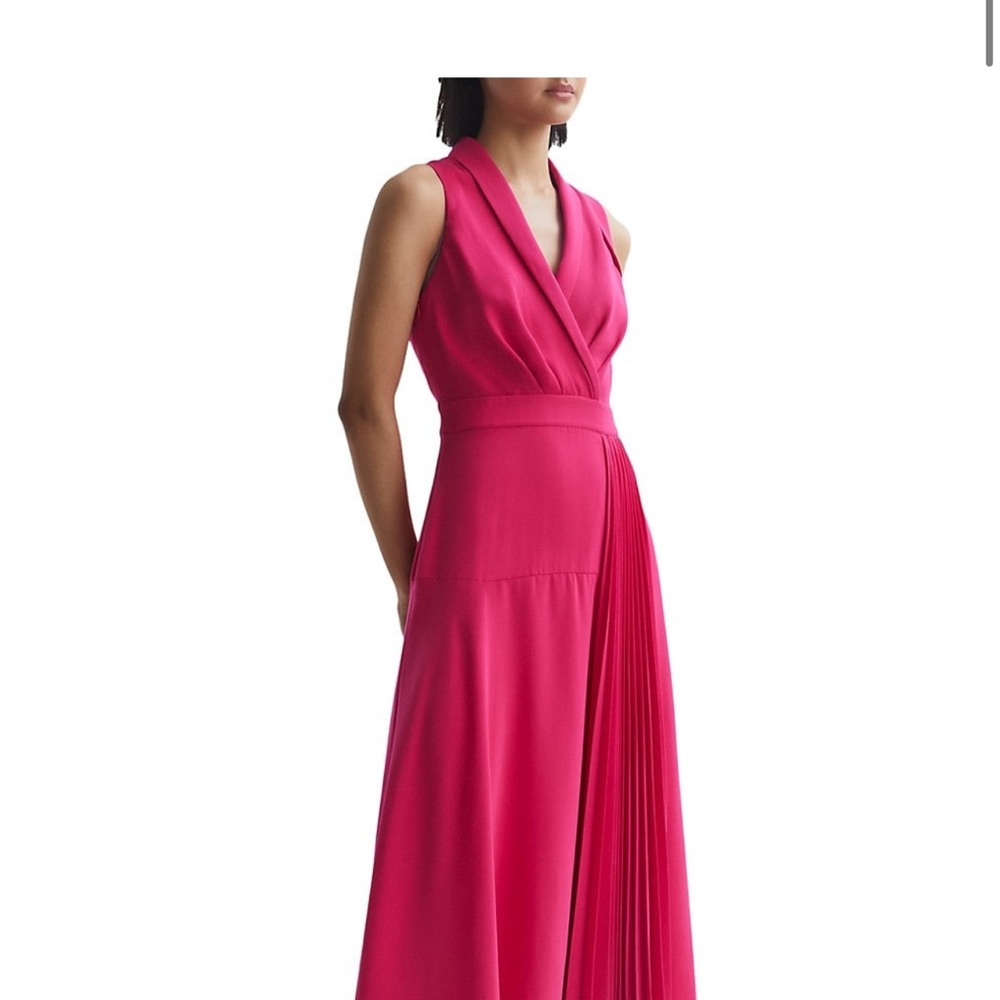 Reiss Claire pleated midi dress , excellent like new condition, size 2